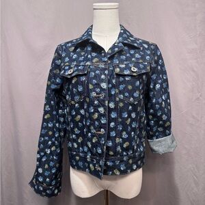 COACH Floral Denim Jacket